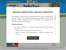 Tablet Screenshot of infotur.olza.pl