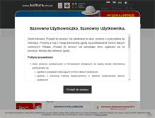 Tablet Screenshot of kultura.olza.pl